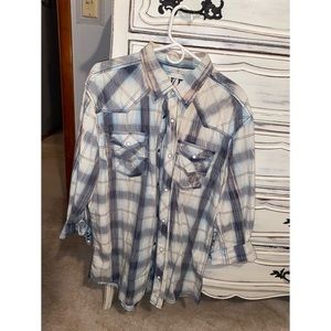 Mens BKE Long Sleeve Button Down Size XL